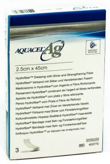 Aquacel Ag Extra 2,5X45 Cm 3 Apósitos