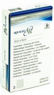 Aquacel Ag Extra 5X6 Cm 3 Apósitos