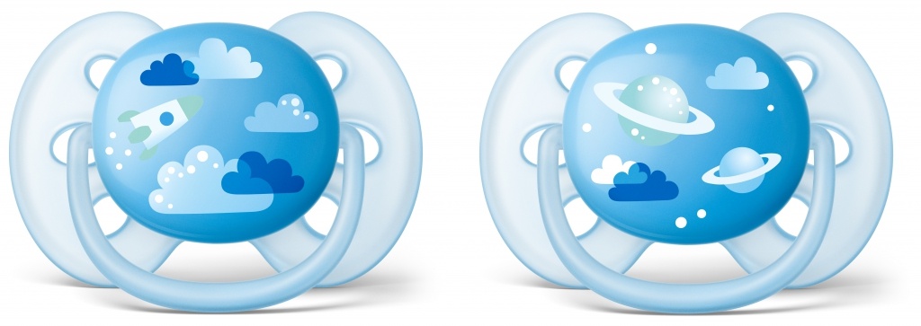 Comprar Philips Avent chupete ultrasoft decorado azul niño 6-18M 2 unidades Philips Avent chupete ultrasoft decorado azul niño 6-18M 2 unidades