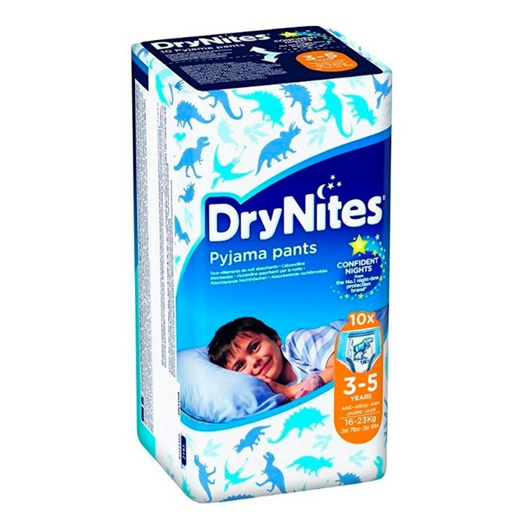Drynites Niño 3-5 Años 10 U