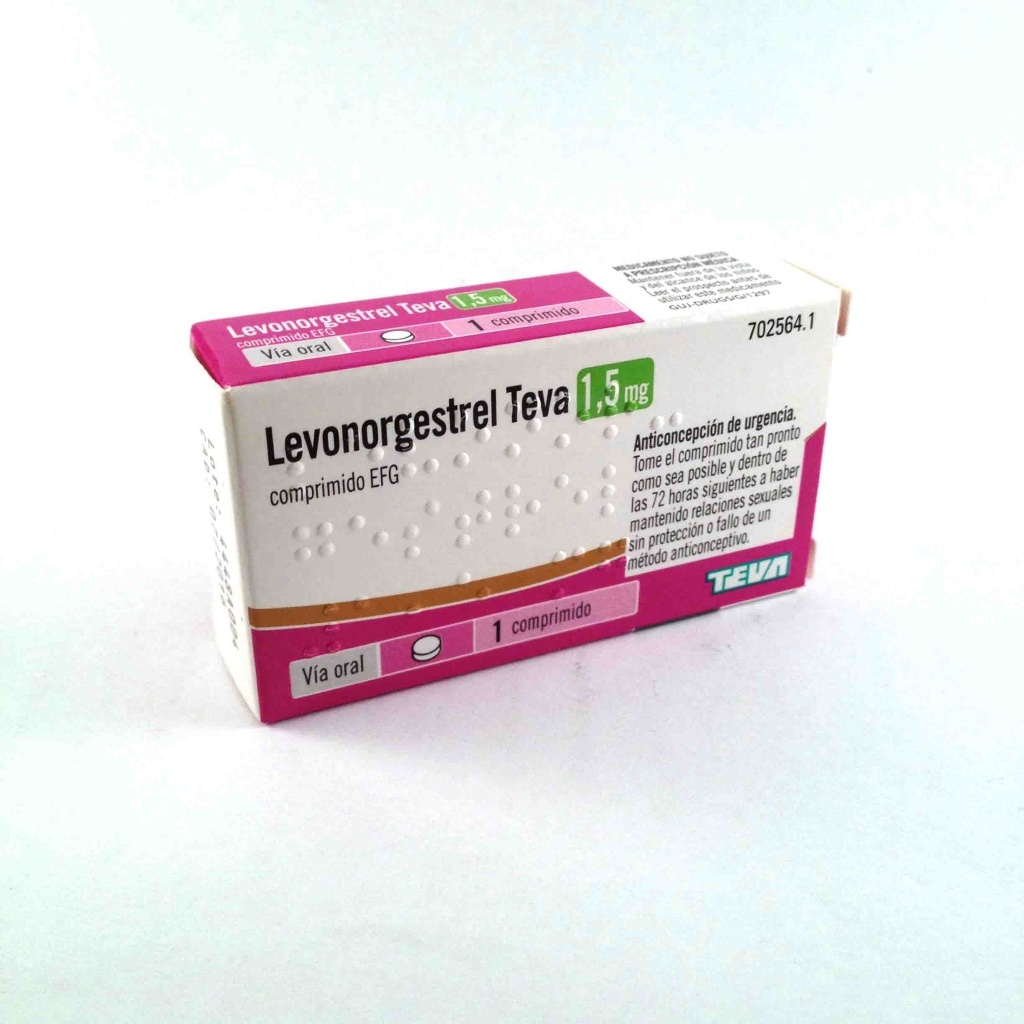 Levonorgestrel Teva EFG 1.5 mg 1 comprimido