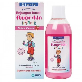 Fluorkin Infantil Enjuague Fresa 500 Ml