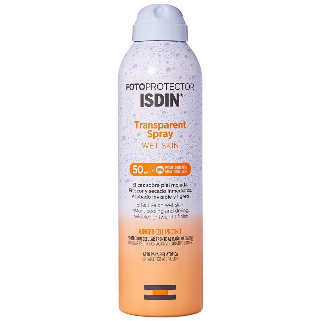 Fotoprotector Isdin Transparent Spray Wet Skin F50 250Ml