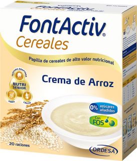 FontActiv Cereales Crema de Arroz 600 g