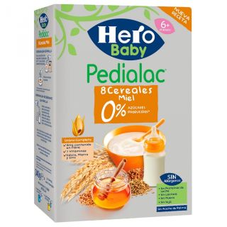 Hero Baby Pedialac 8 Cereales Miel 340 G