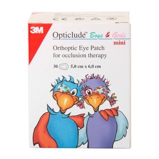 Parche Ocular Opticlude Dibujos Pequeño 30 U