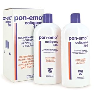Pon-Emo Colágeno Gel-Champú 2X500 Ml