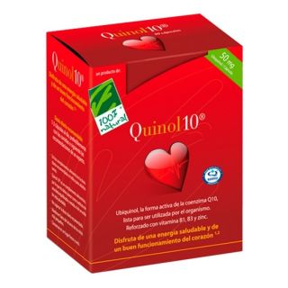 Quinol-10 30 Cápsulas 100 Mg 100% Natural