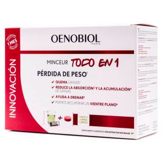 Oenobiol Minceur Todo en 1 60 comprimidos + 30 sobres