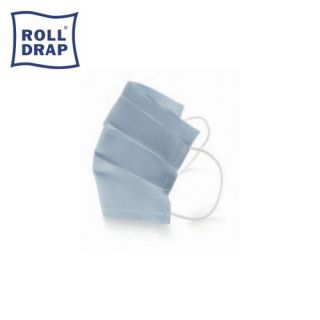 Mascarilla de Algodón tratado Roll Drap Niños Talla M Azul 2 uds