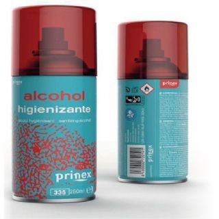 Alcohol higienizarte en aerosol Prinex de 250 ml