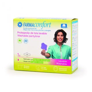 Protegeslips de Tela Lavable Farmaconfort con Alas 1u