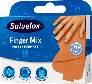 Salvelox Aqua Resist Finger Mix Dedos 18 Unidade
