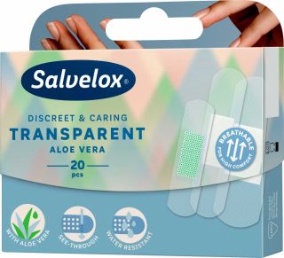 Salvelox Aqua Resist Transparente Aloe Vera 20 Apósitos