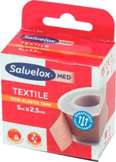 Salvelox Esparadrapo Tela 5m x 2,5 cm Carne