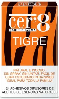 Cer8 24 Parches Antimosquitos Tigre