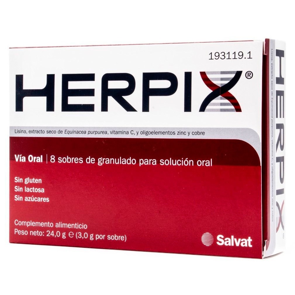 Herpix 8 Sobres Vía Oral