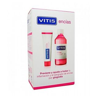 Pack Vitis Encías Pasta 100 ml + Colutorio 500 ml