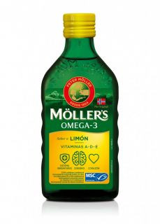 Moller´s aceite hígado de bacalao limón 250 ml