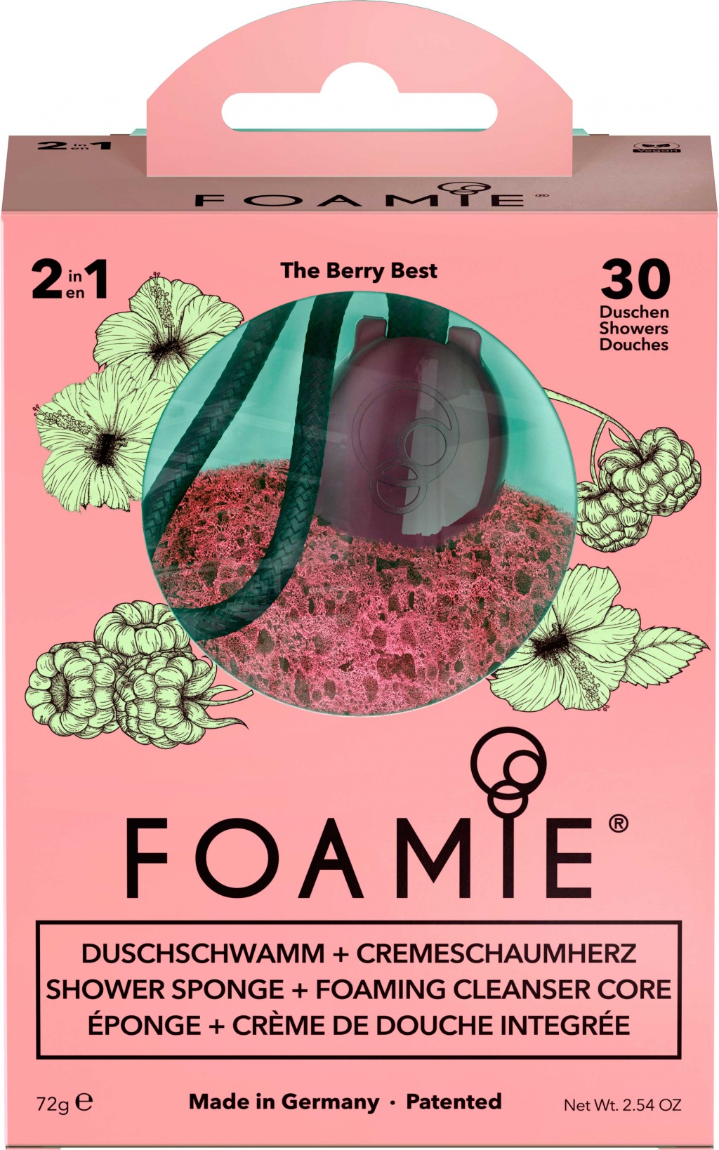 ZZFoamie Esponja Baño Frutos rojos (The Berry Best)