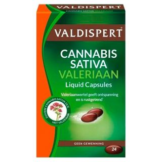 Valdispro Cannabis Sativa Valeriana 24 cápsulas