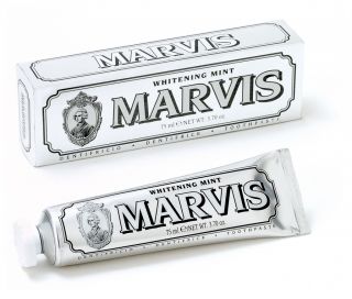 Marvis dentífrico blanqueador mint 85 ml