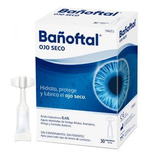 Bañoftal ojos seco 0.4% Monodosis 30 uds 0,5 ml