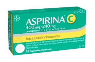 Aspirina C 10 comprimidos efervescentes