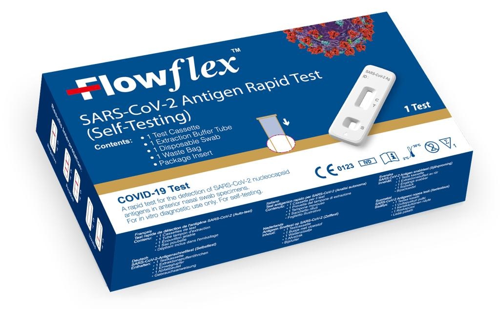 Test de Antígenos Covid-19 Flowflex 1 ud