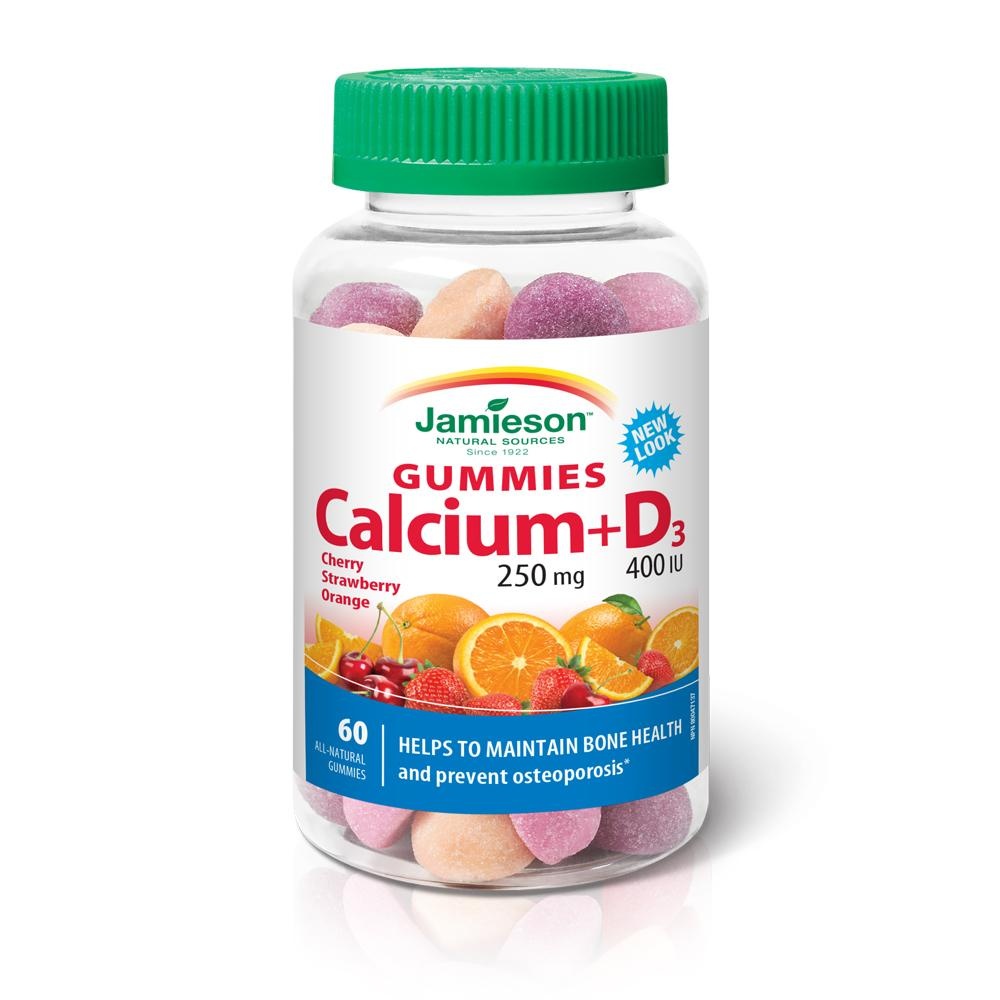 Jamieson Calcio + Vitamina D3 60 Gominolas