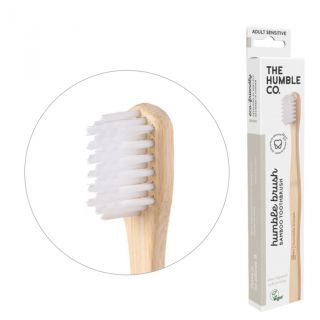 The Humble Cepillo dientes Bambú adulto sensible blanco