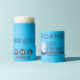 Foamie crema hidrante corporal en barra de coco y manteca de cacao