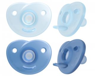 Philips Avent 2 chupetes Soothies 100% silicona 0-6 meses niño
