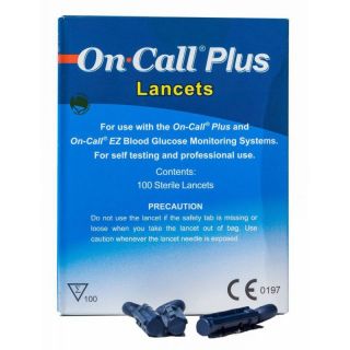 LANCETAS ON CALL PLUS CE BOLI 100 uds