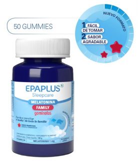 Epaplus Sleepcare Melatonina Family Gummies 50 gummies