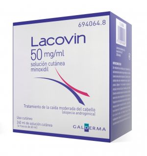 Lacovin 50 mg/ml Solución Cutánea 240 ml