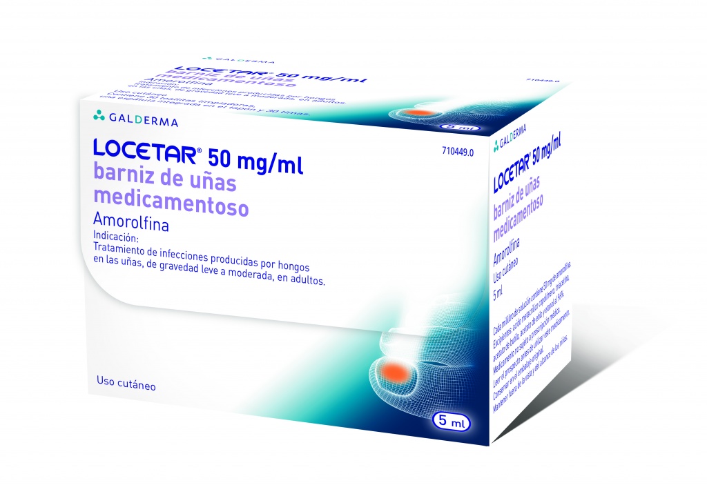 Locetar OTC 50 mg/ml Barniz de Uñas con Aplicador 5 ml